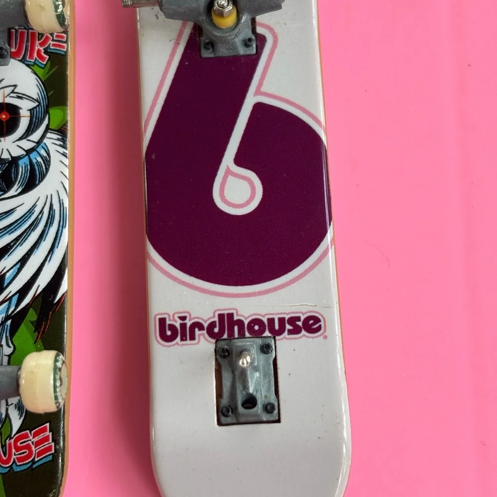 Set of 2 Vintage Tech Deck Fingerboards 2000s Birdhouse